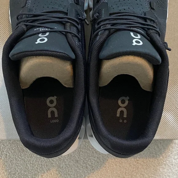 On Running Women’s Black Running Shoes - Picture 4 of 8